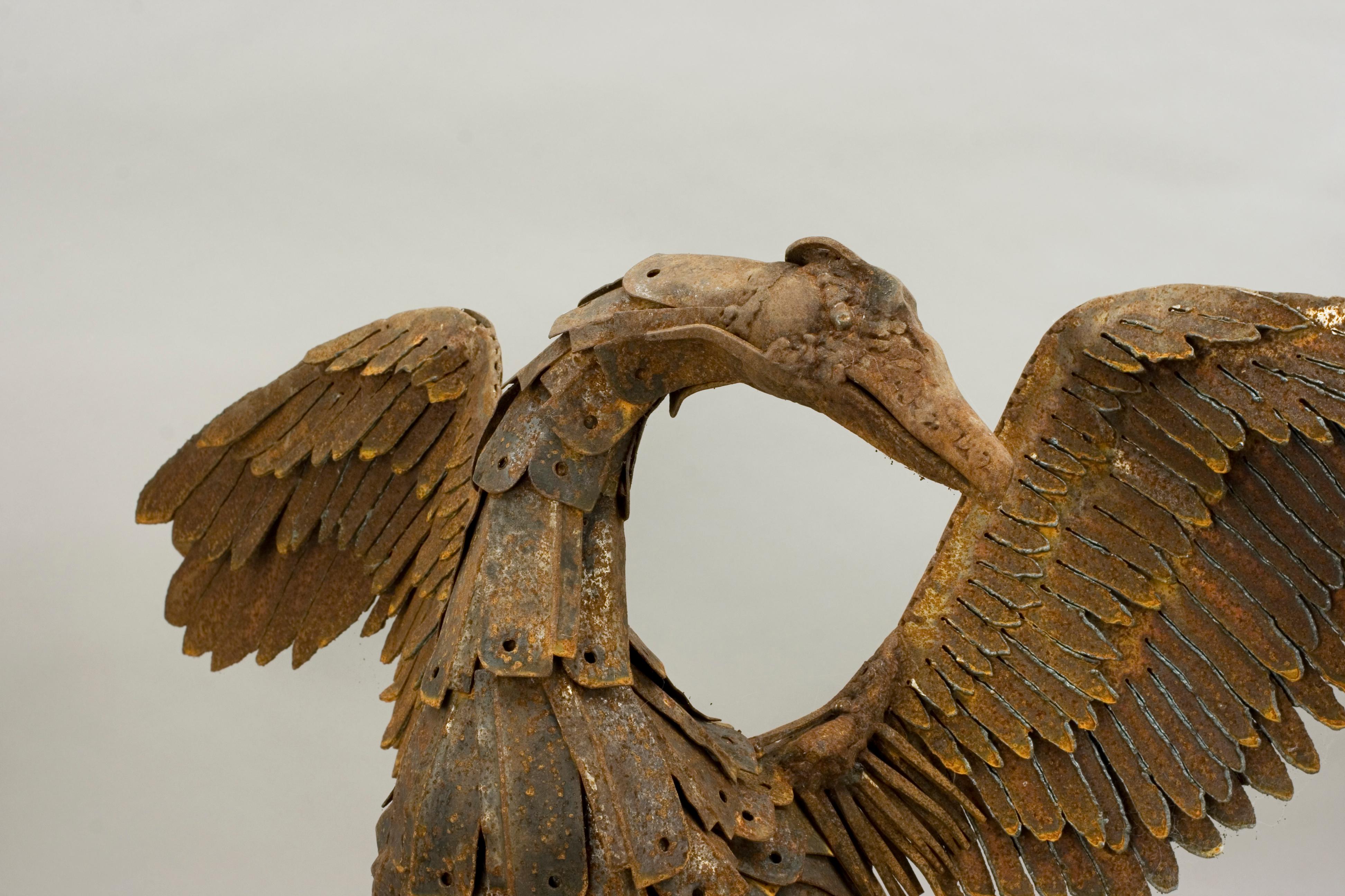 Contemporary Metal Goose Sculpture by Sophy Thompson 6