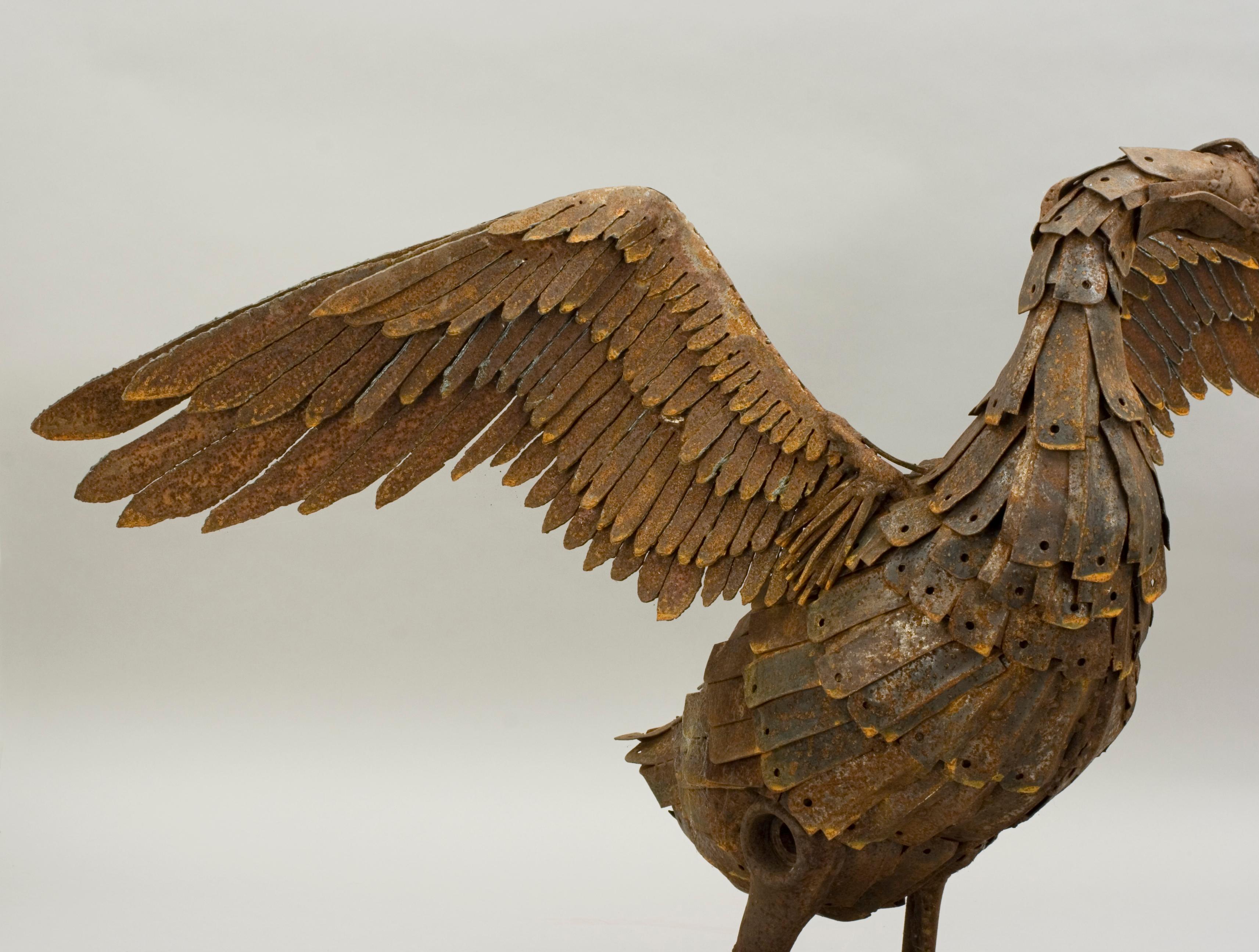 Contemporary Metal Goose Sculpture by Sophy Thompson 7