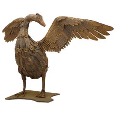 Contemporary Metal Goose Sculpture by Sophy Thompson
