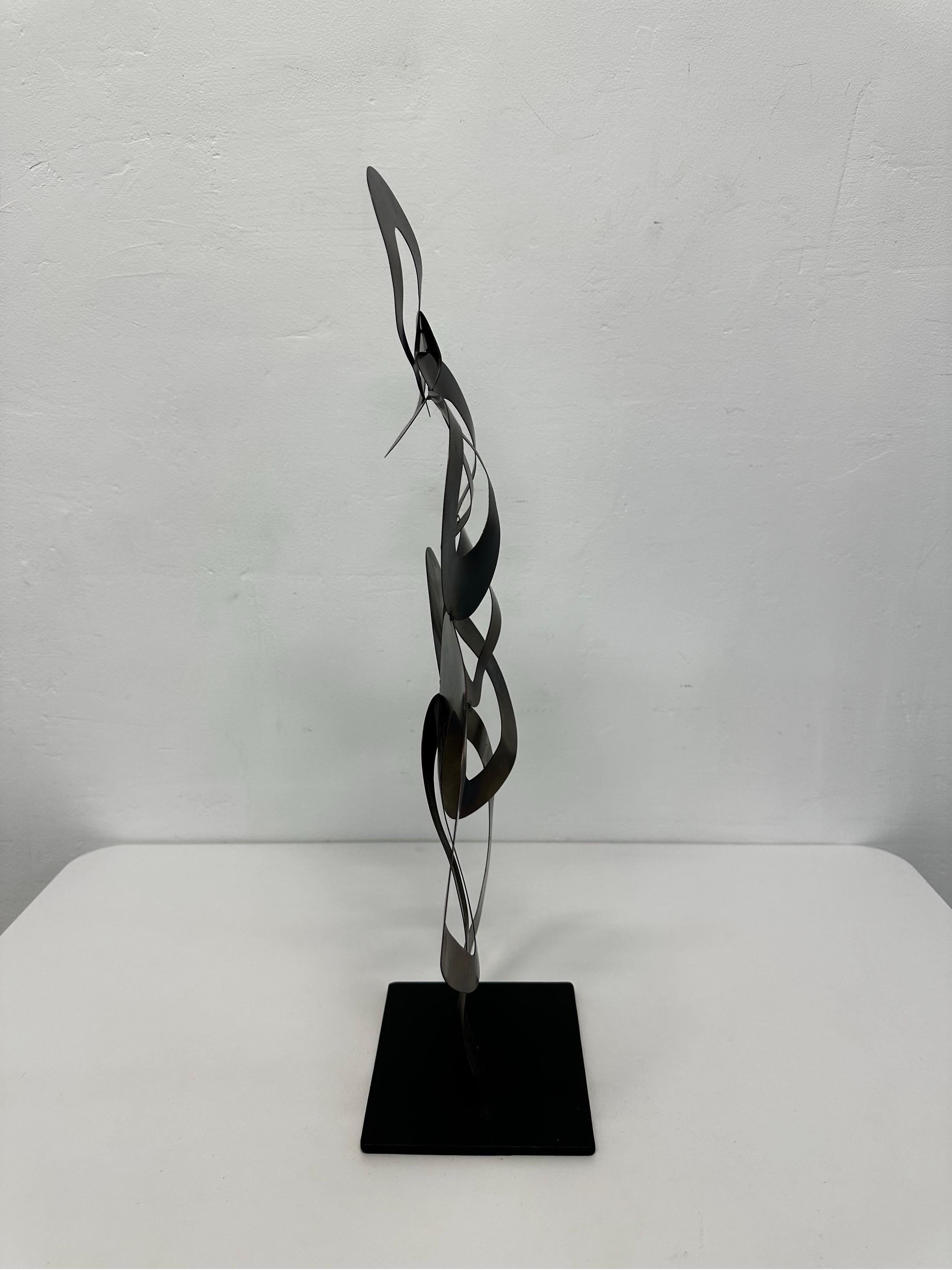 Unknown Contemporary Metal Sculpture Artist Signed, 2008 For Sale