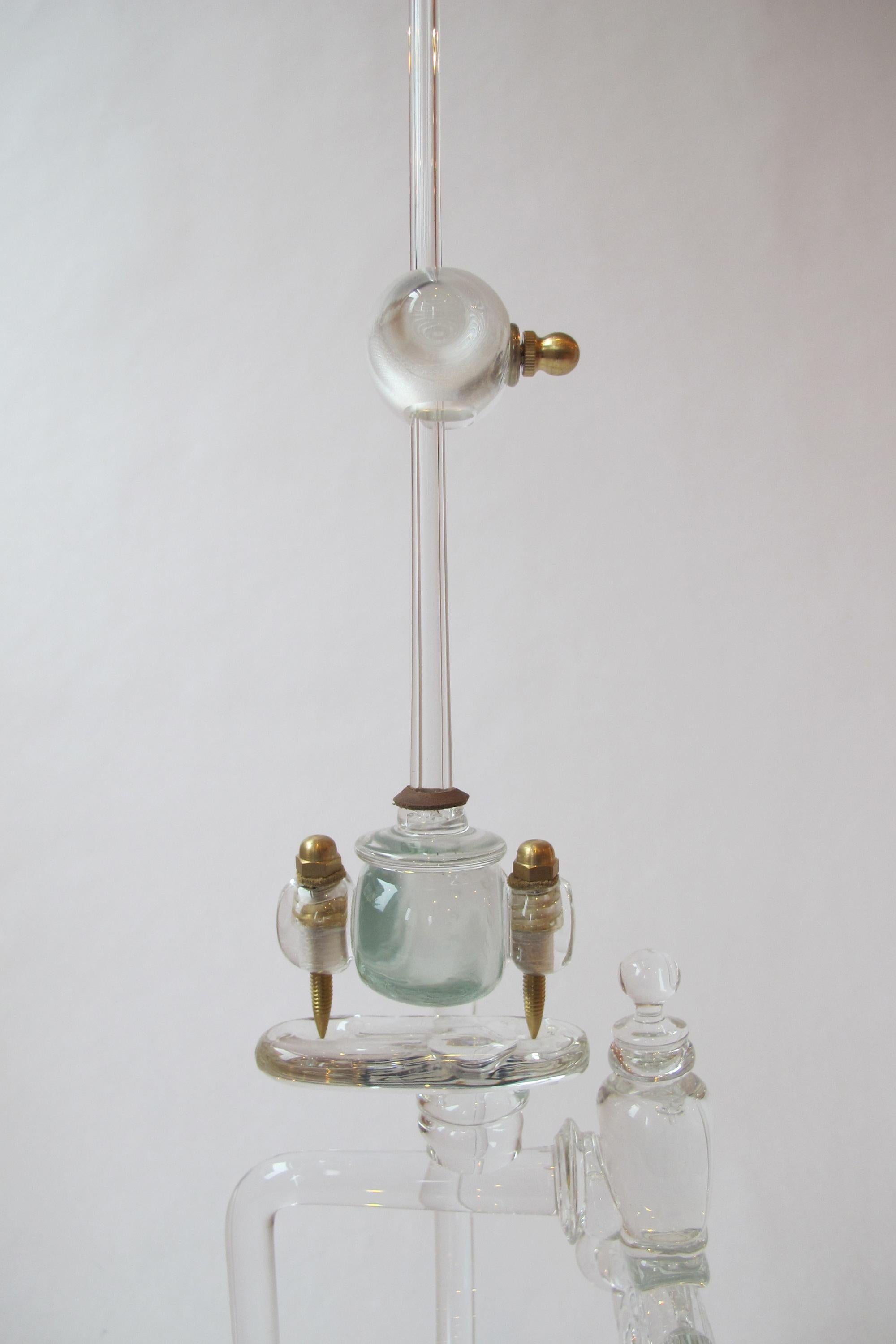 Américain Sculpture Metronome n°1 en verre soufflé d'Andy Paiko en vente