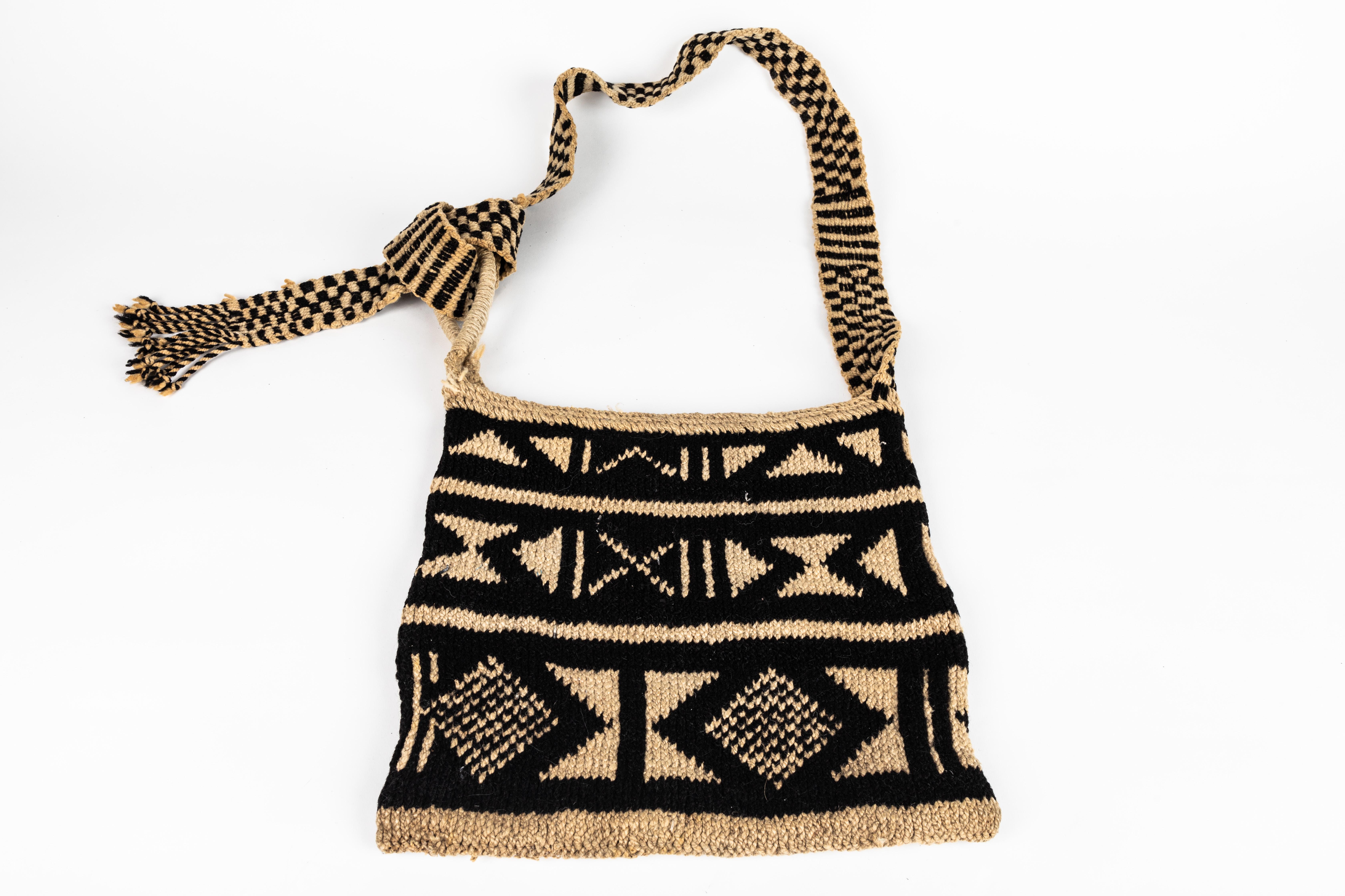 Contemporary Mexican Handwoven Decorative Bag 5