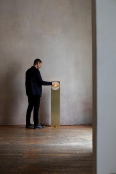 Contemporary Mexican OBJ-01 FLOOR LAMP in Brass