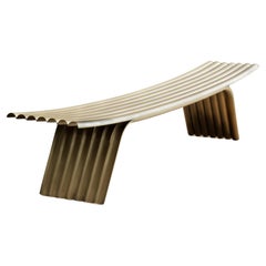 Contemporary Mexican OBJ-02 LOUNGE Bench brass