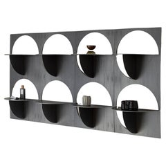Contemporary Mexican OBJ-04 MODULAR SHELVING in steel
