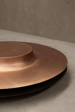 Contemporary Mexican OBJ-06 COFFEE TABLE in Copper Satin finish