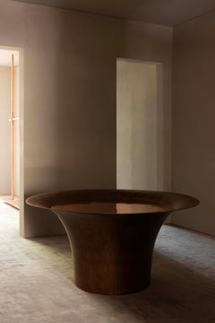 Contemporary Mexican OBJ-11 CONSOLE TABLE, 2026 in Natural Copper