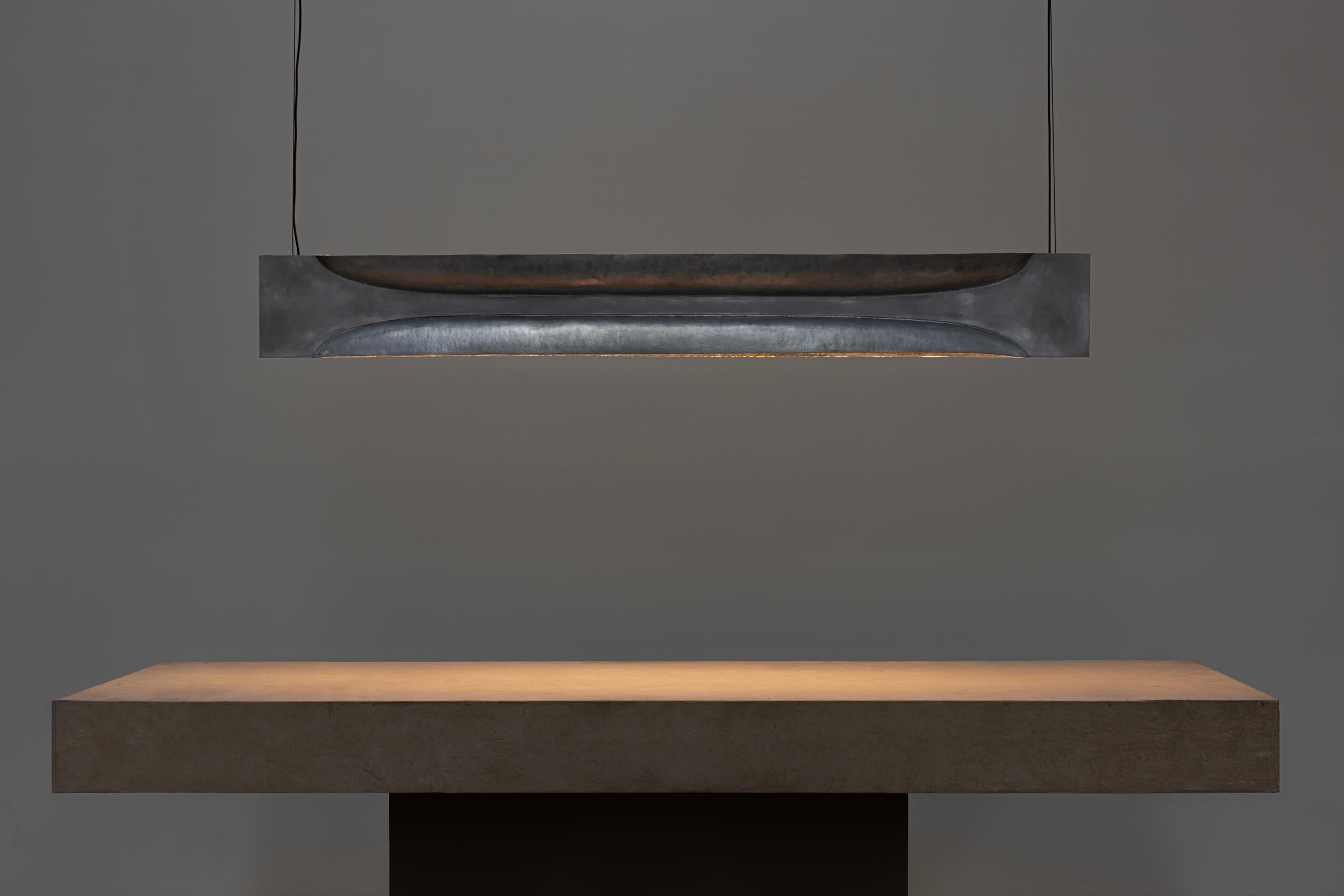 LÁMPARA COLGANTE Contemporánea Mexicana OBJ-9, Aluminio en venta 1