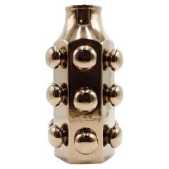 Contemporary Mexican Vase with Mirror Glaze Finish