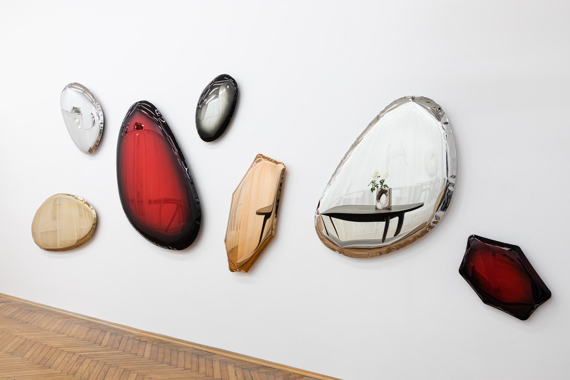 Miroir contemporain 'Tafla C2' par Zieta, The Collective Transitions, Dark Matter en vente 4
