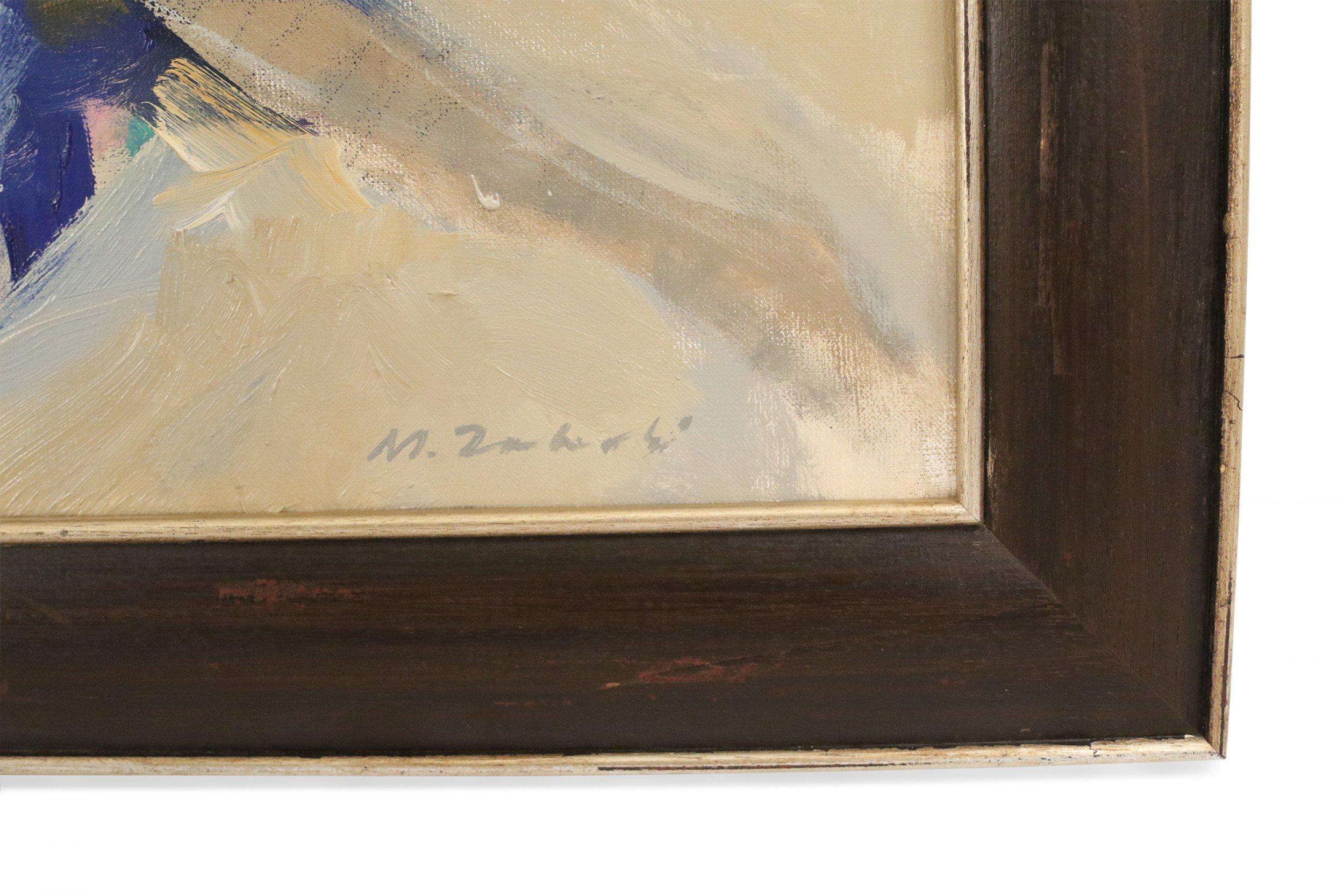 Contemporaneo Michal Zoborrowski Pittura figurativa astratta di una coppia che balla in vendita 1