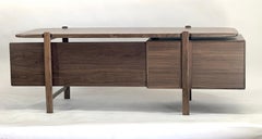 Solid Wood Contemporary Mid Century inspired Anderson Wood Desk