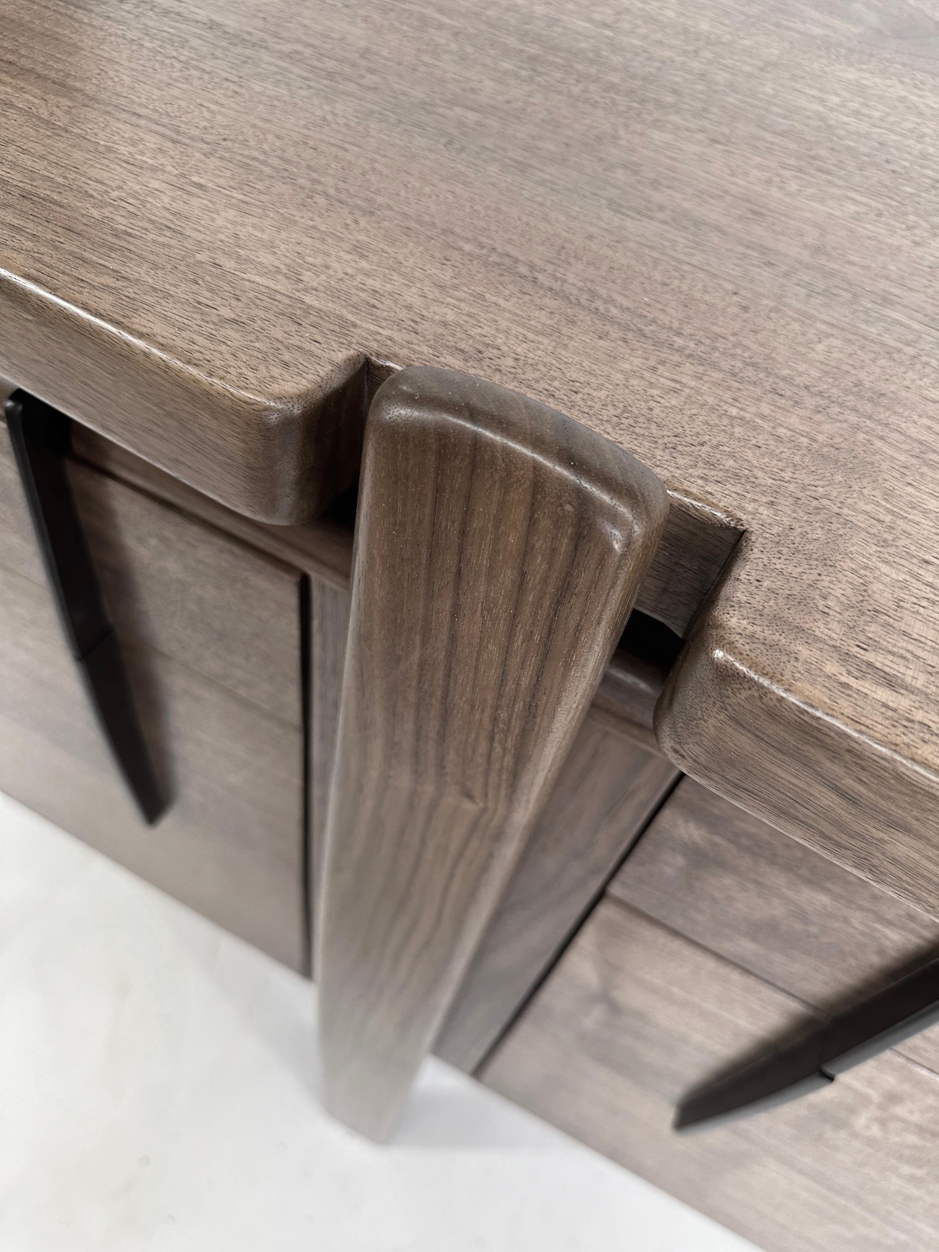 Moderne Bureau en bois massif d'inspiration Contemporary Mid Century Anderson Wood en vente