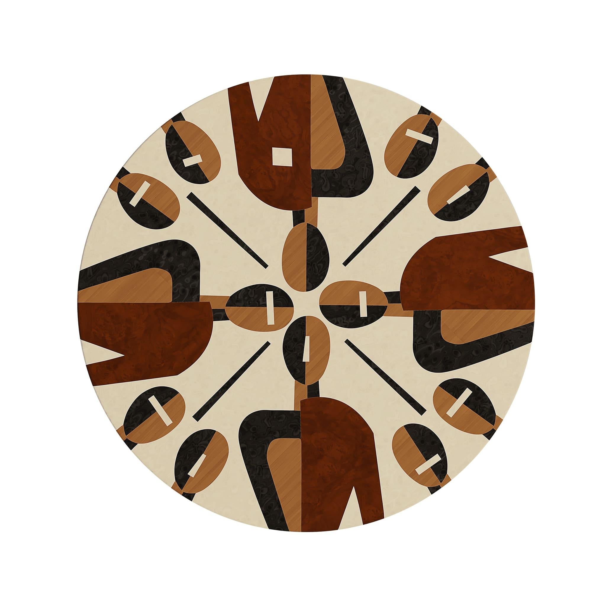 La table de chevet Anya est une pièce qui attire l'attention dans une chambre à coucher moderne, grâce à son motif remarquable et à sa palette chromatique.
Avec ses trois pieds et son tiroir unique, le  La table de chevet s'intégrera de manière