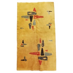 Retro Contemporary Midcentury Rug by Zeki Muren