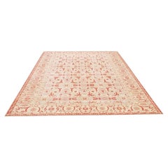Vintage Contemporary Middle Eastern Oushak Style Rug