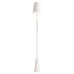 Contemporary Mini Metti Stehleuchte aus weißem Ton von Bailey Fontaine