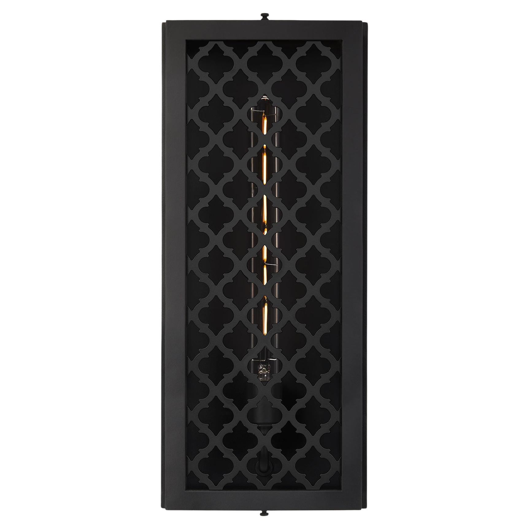Contemporary Minimal Decorative Hand-Crafted Exterior Wall Light Fixture