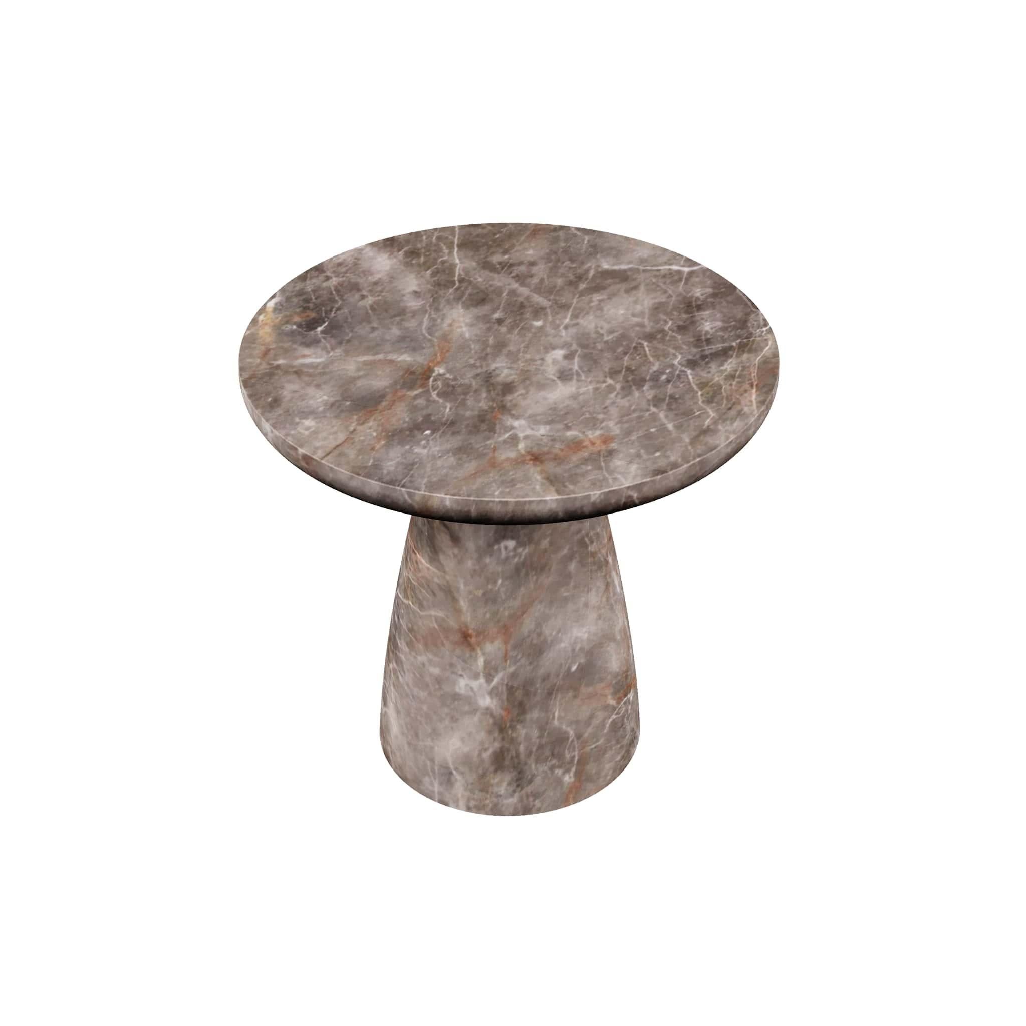 La table d'appoint moyenne Lunarys Fior di Bosco est une pièce de design moderne exceptionnelle fabriquée avec une pierre de marbre unique, Fior di Bosco, ce qui en fait une pièce de collection pour tout amateur d'extérieur.

MATERIAL : Corps et