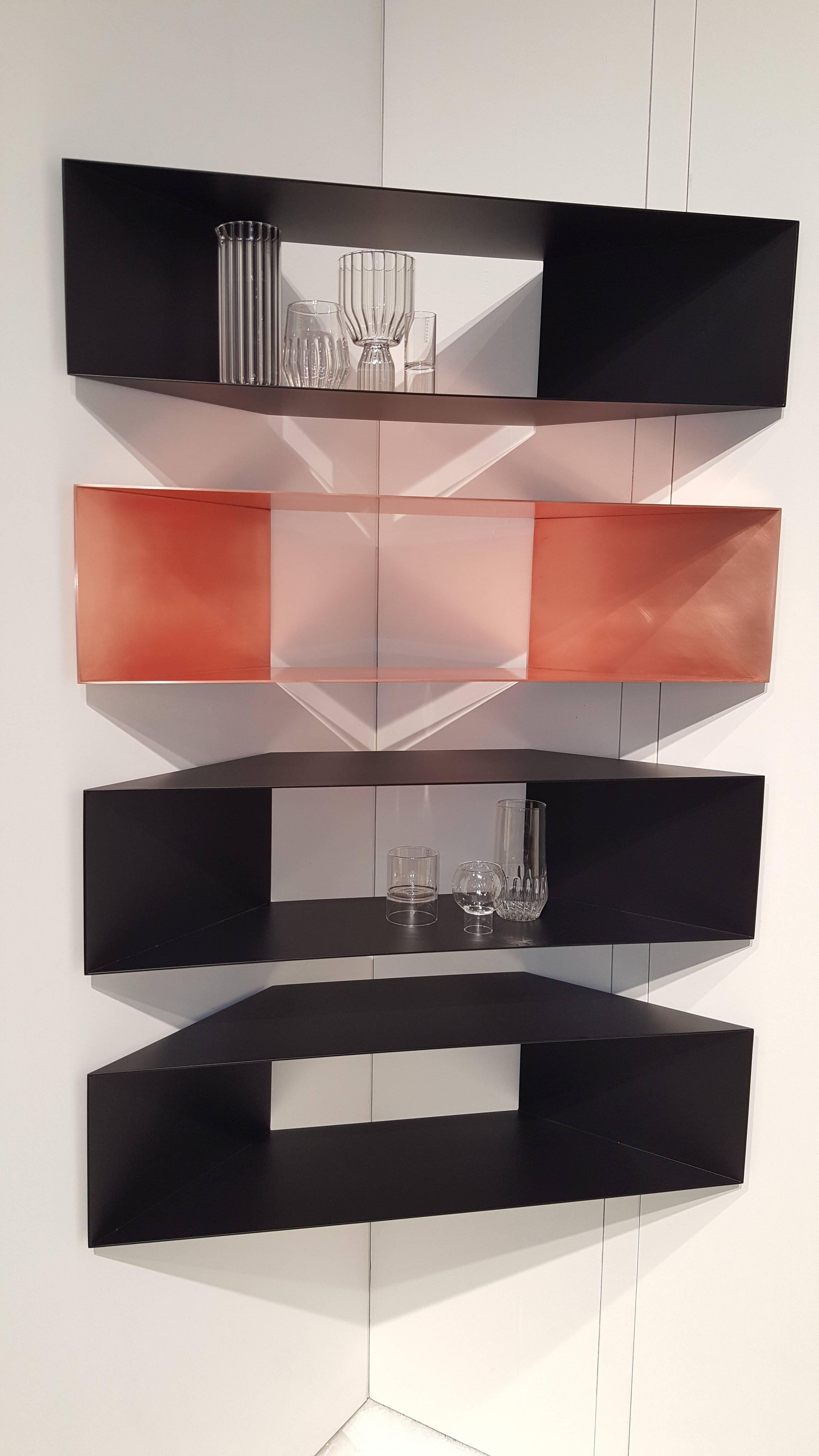 metal corner shelves