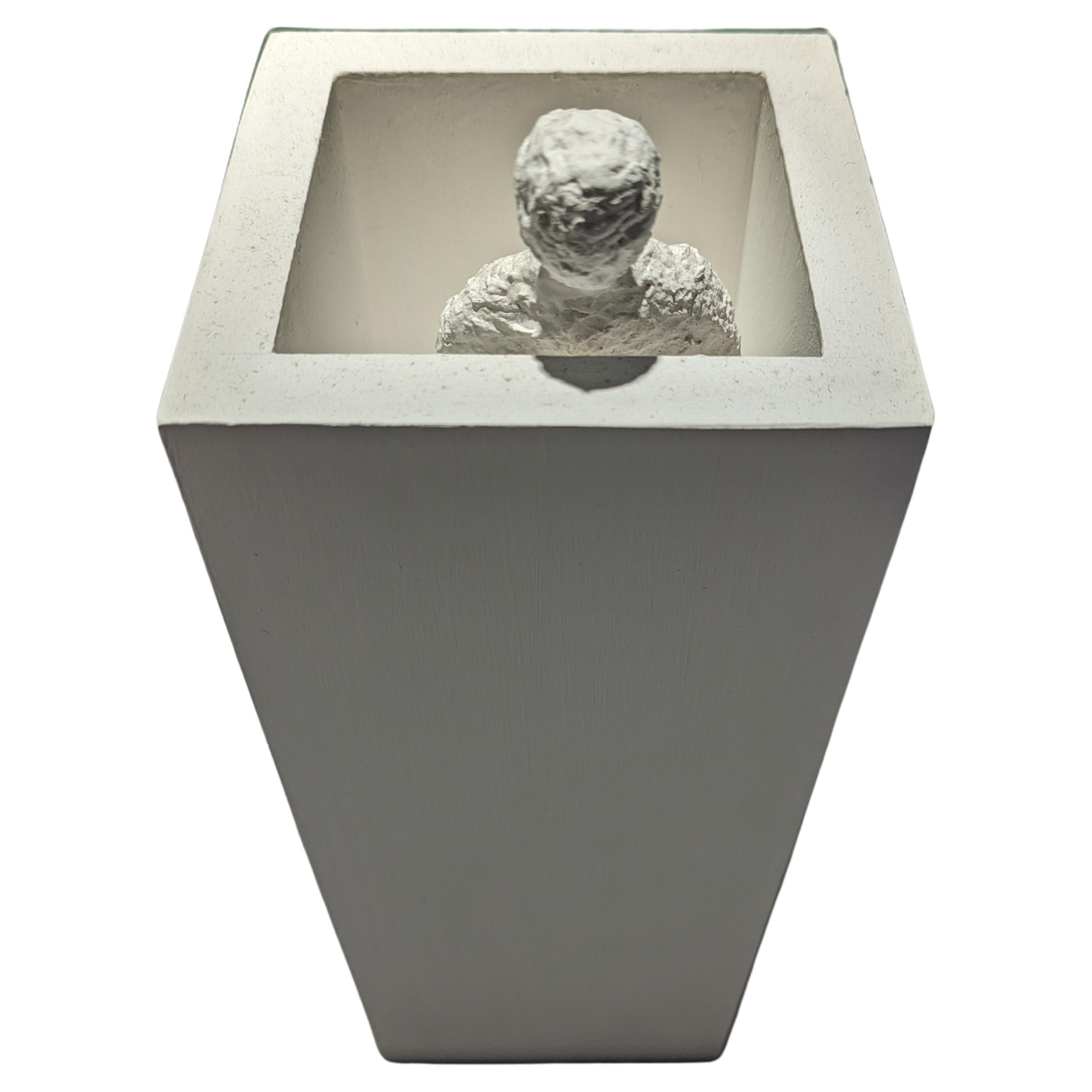 Contemporary Minimalist Art Sculpture Refuge 2 by Egor Plotnikov For Sale