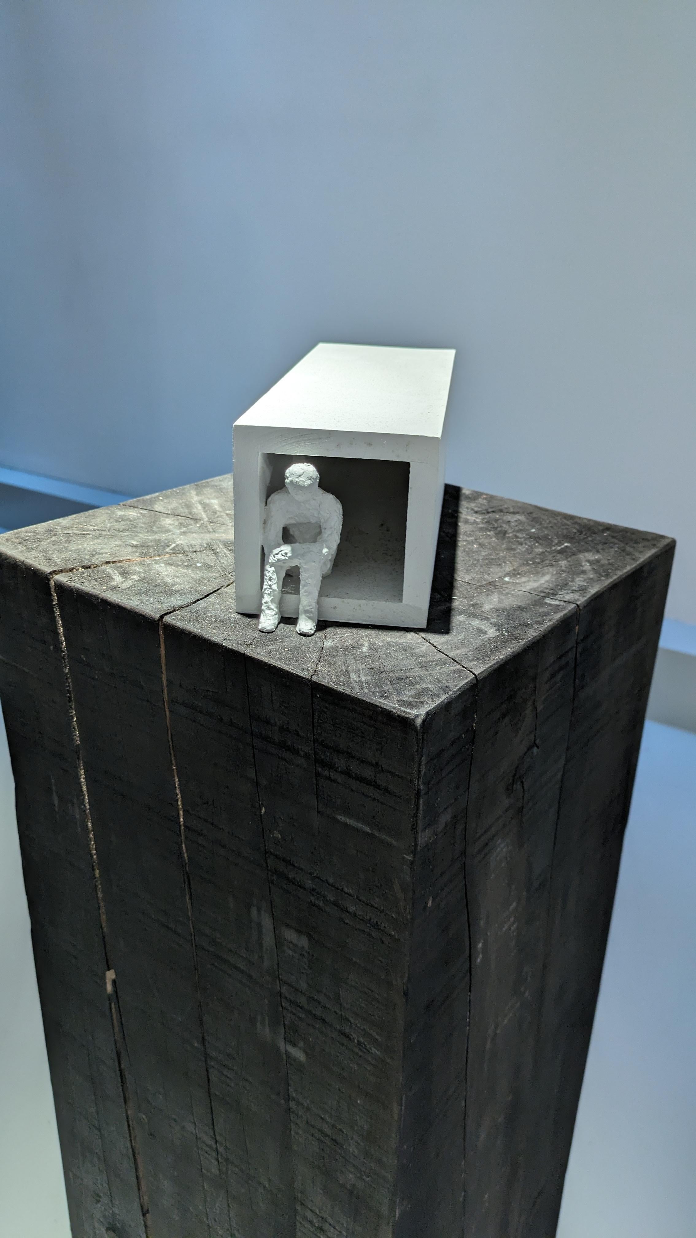 Russian Contemporary Minimalist Art Sculpture Refuge by Egor Plotnikov For Sale
