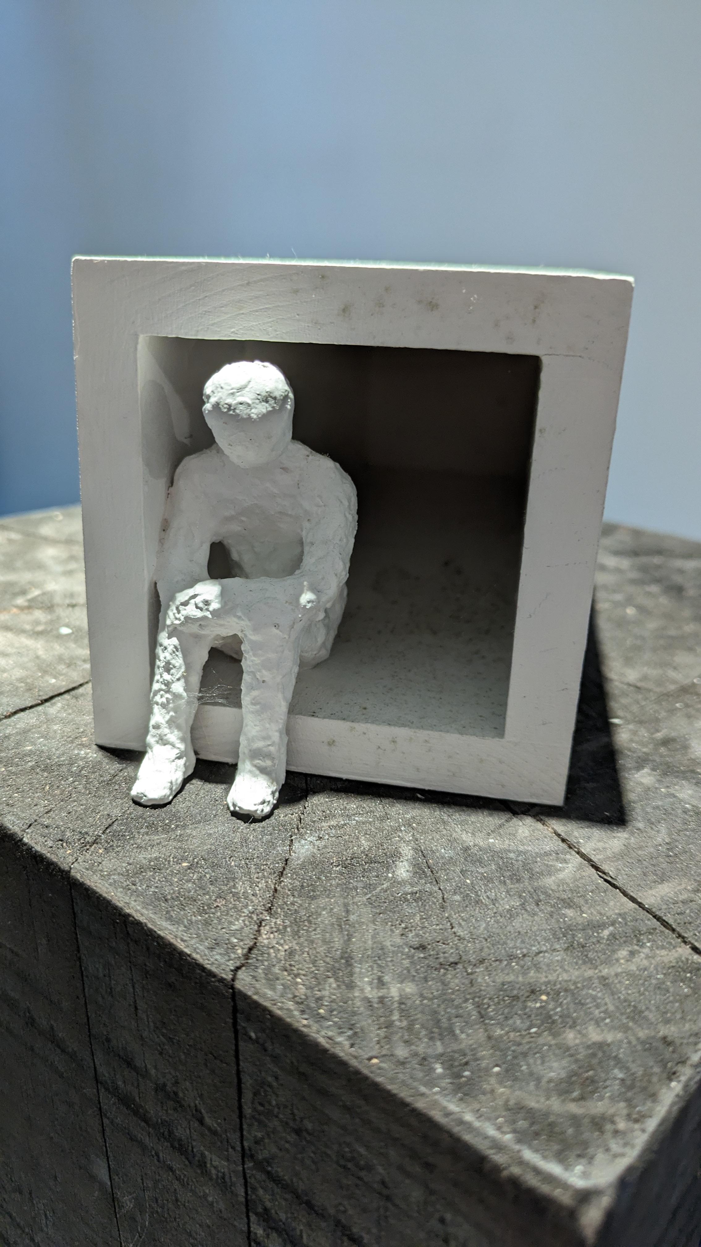 Other Contemporary Minimalist Art Sculpture Refuge by Egor Plotnikov For Sale