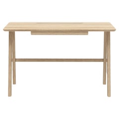 Contemporary minimalist handcrafted wooden Javo Desk with Drawer