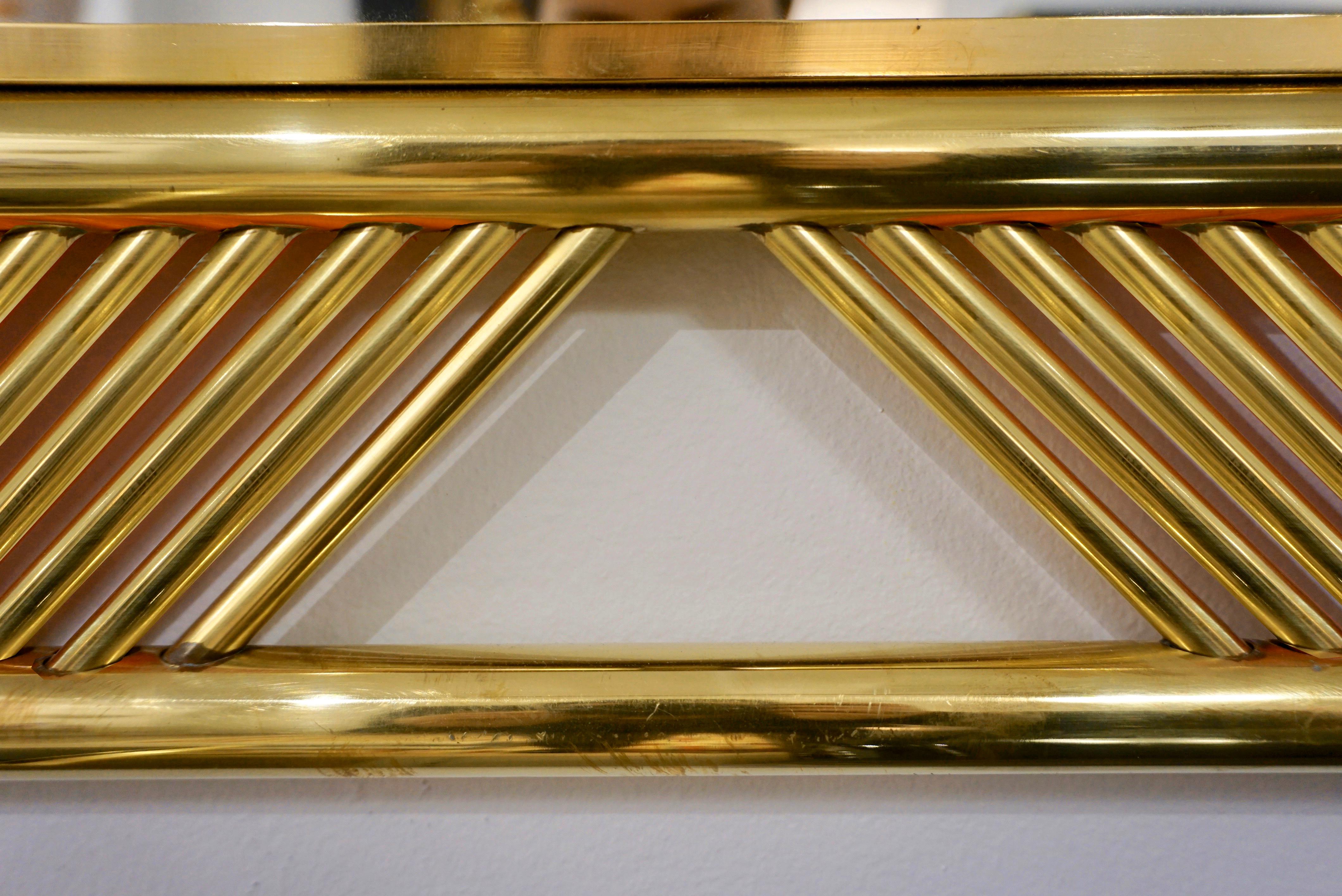 contemporary gold mirror