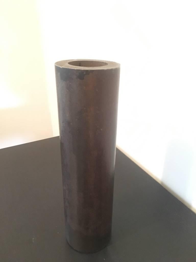 Contemporary Minimalist Patinated Steel Vase by Scott Gordon For Sale 2