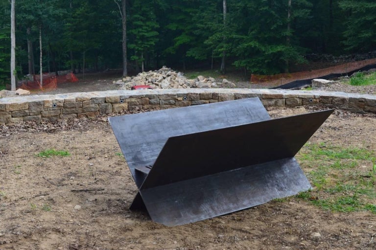 Contemporary Minimalist Steel Patio Or Garden Fire Pit By Scott