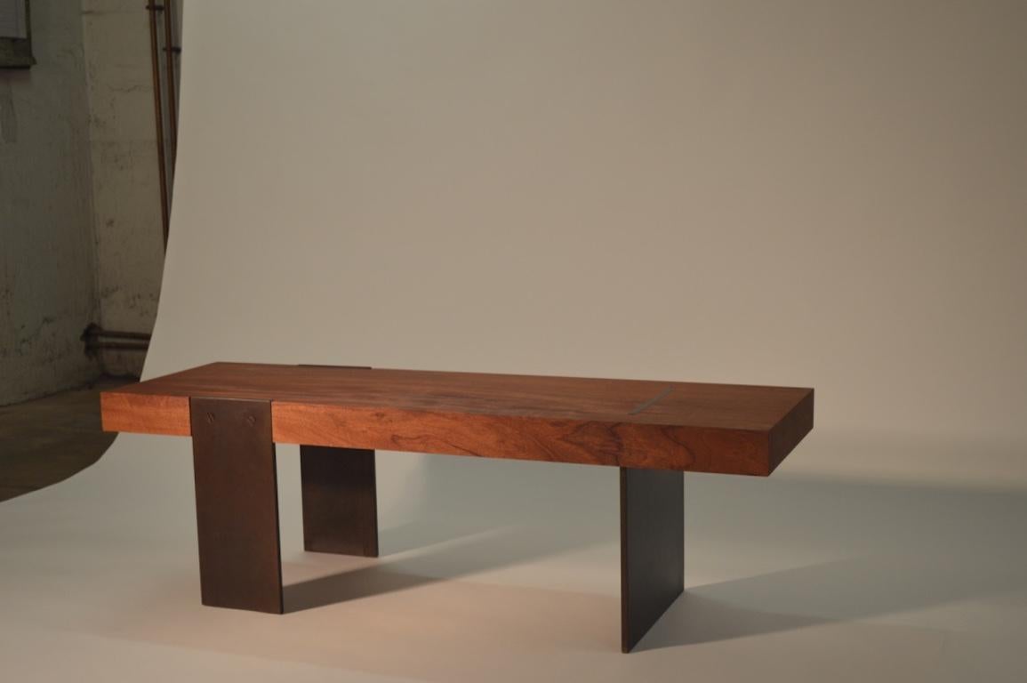 The Jackson bench, an original design offered exclusively by Vermontica, is a contemporary Minimalist bench designed and produced in Vermont by Scott Gordon. A popular piece for any Vermont mudroom, the Jackson Bench is comprised of a wood seat