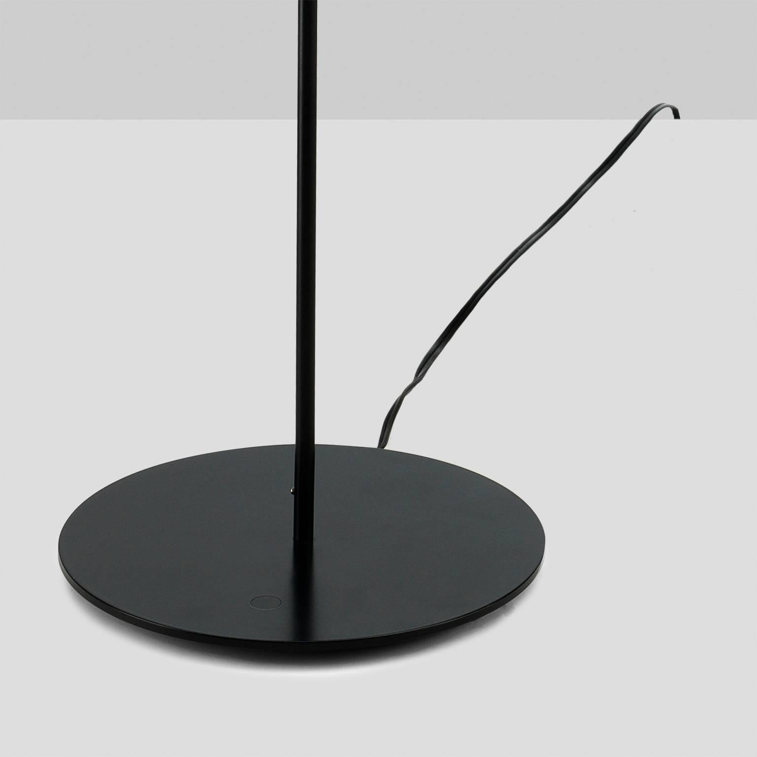Composition Contemporary Minimalistic Carbon Light Floor Lamp by Tokio. For Sale