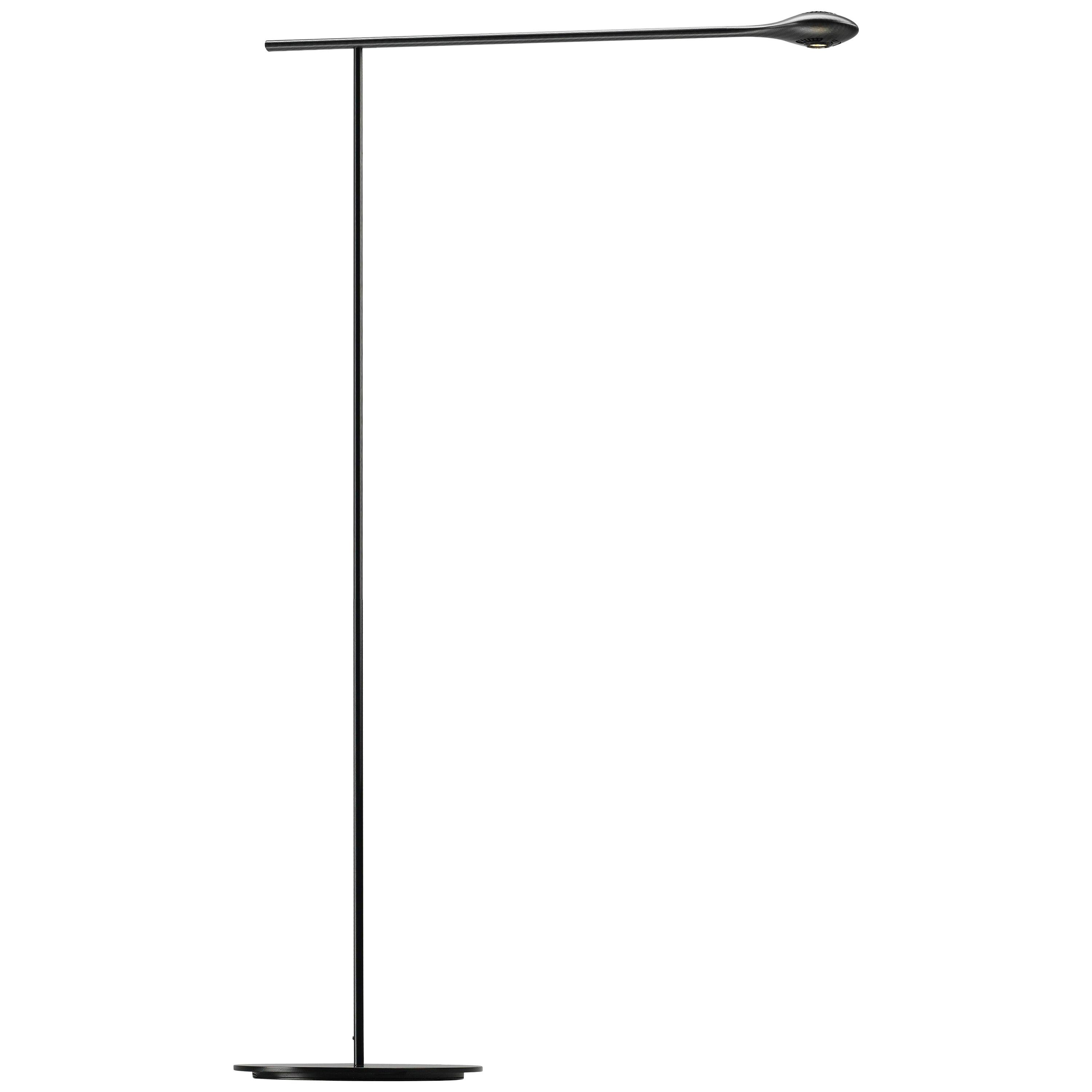 Contemporary Minimalistic Carbon Light Floor Lamp by Tokio. For Sale