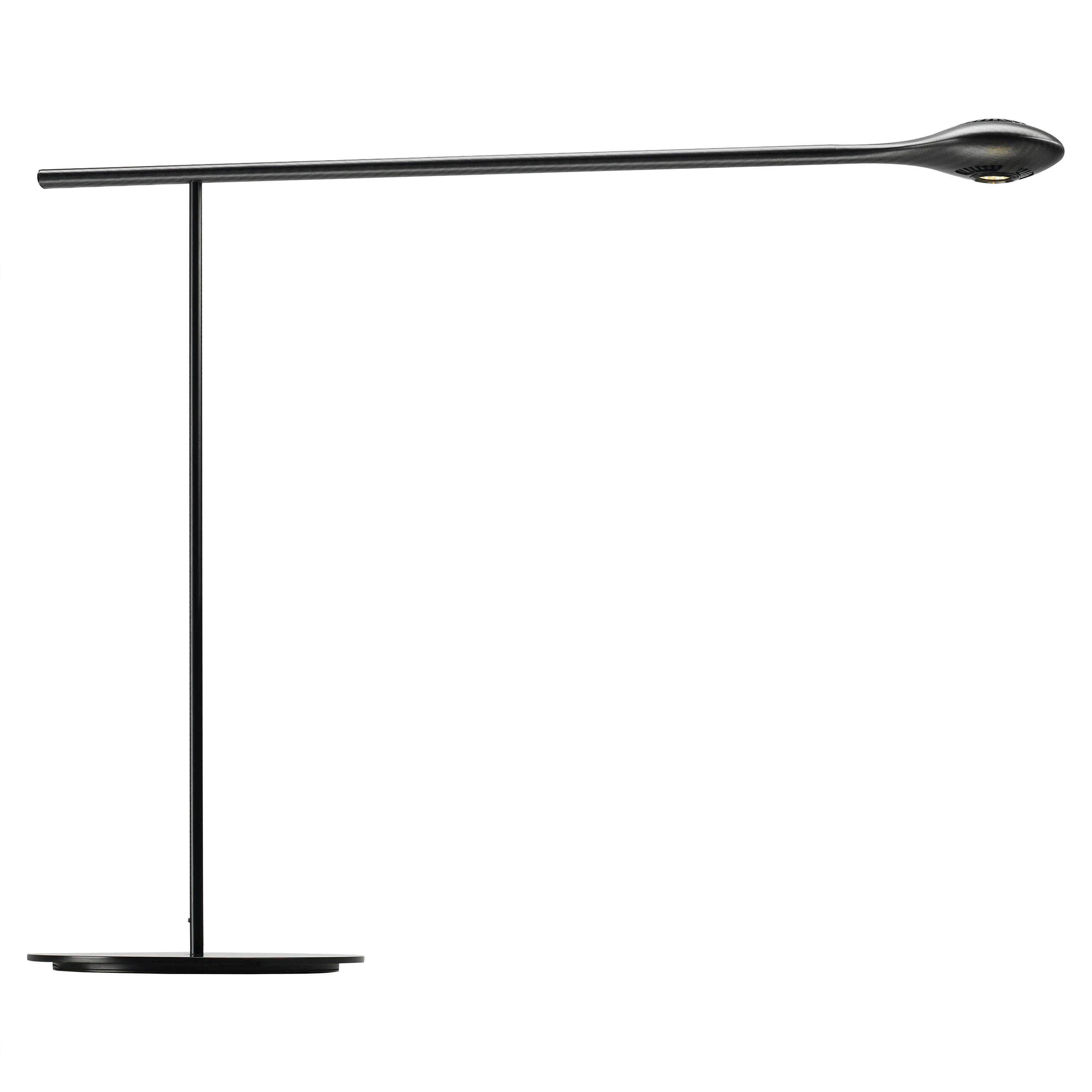 Contemporary Minimalistic Carbon Table Light/High Tech LED Table Lamp by Tokio
