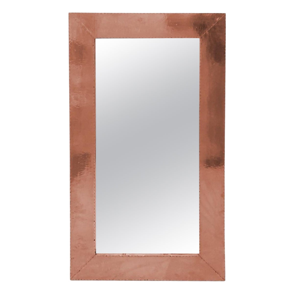 Moderner Spiegel (26"), Rahmen aus Kupfermetall