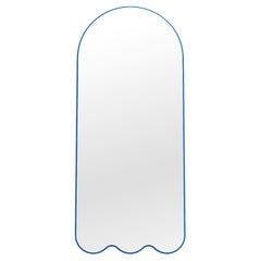 Espejo contemporáneo 'Archvyli A3' by Oitoproducts, Marco azul