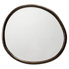Contemporary Mirror 'Charles M' by LINTELOO, Bronze