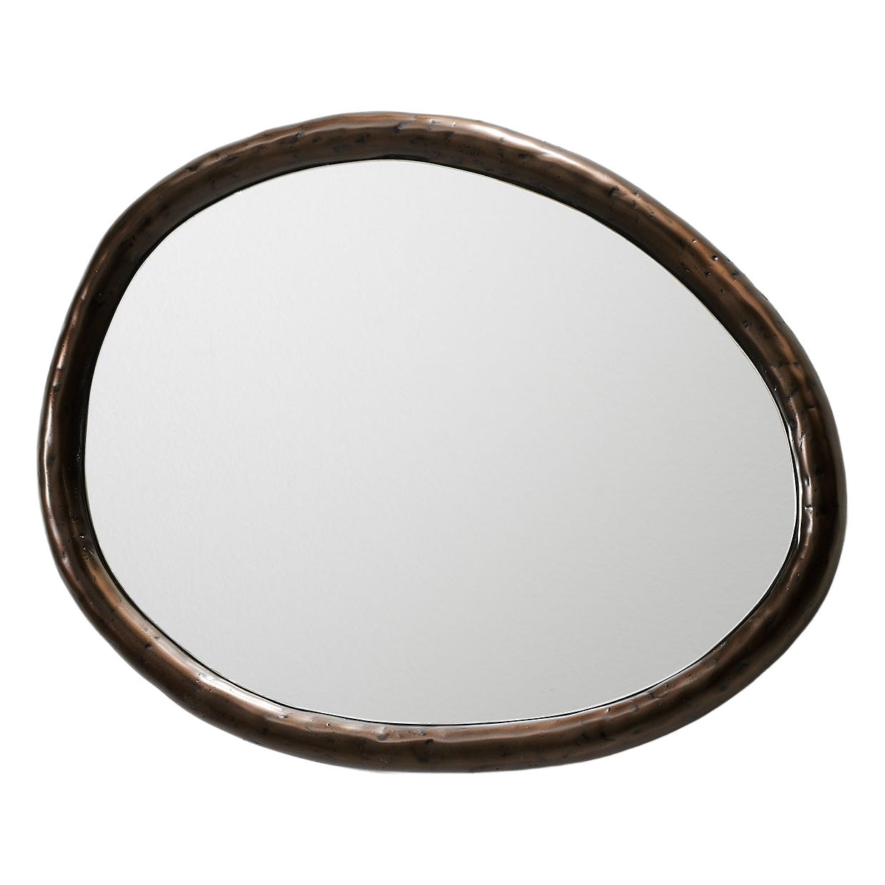 Contemporary Mirror 'Charles S' by LINTELOO, Bronze For Sale