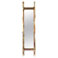 Miroir contemporain Drab de Zieta, or flammé
