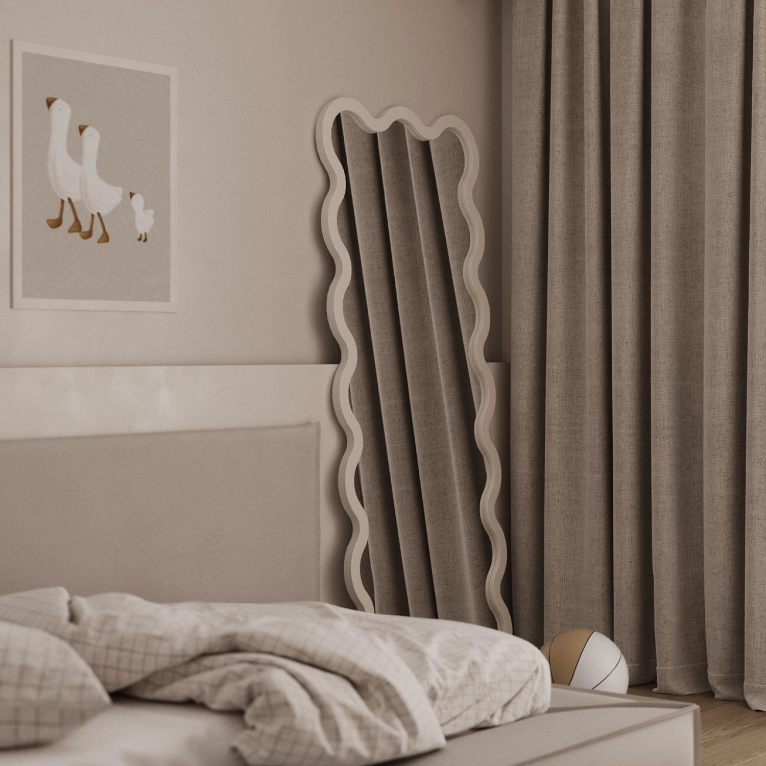 Miroir contemporain 'Hvyli Oval 90' par Oitoproducts, cadre bleu Neuf - En vente à Paris, IDF