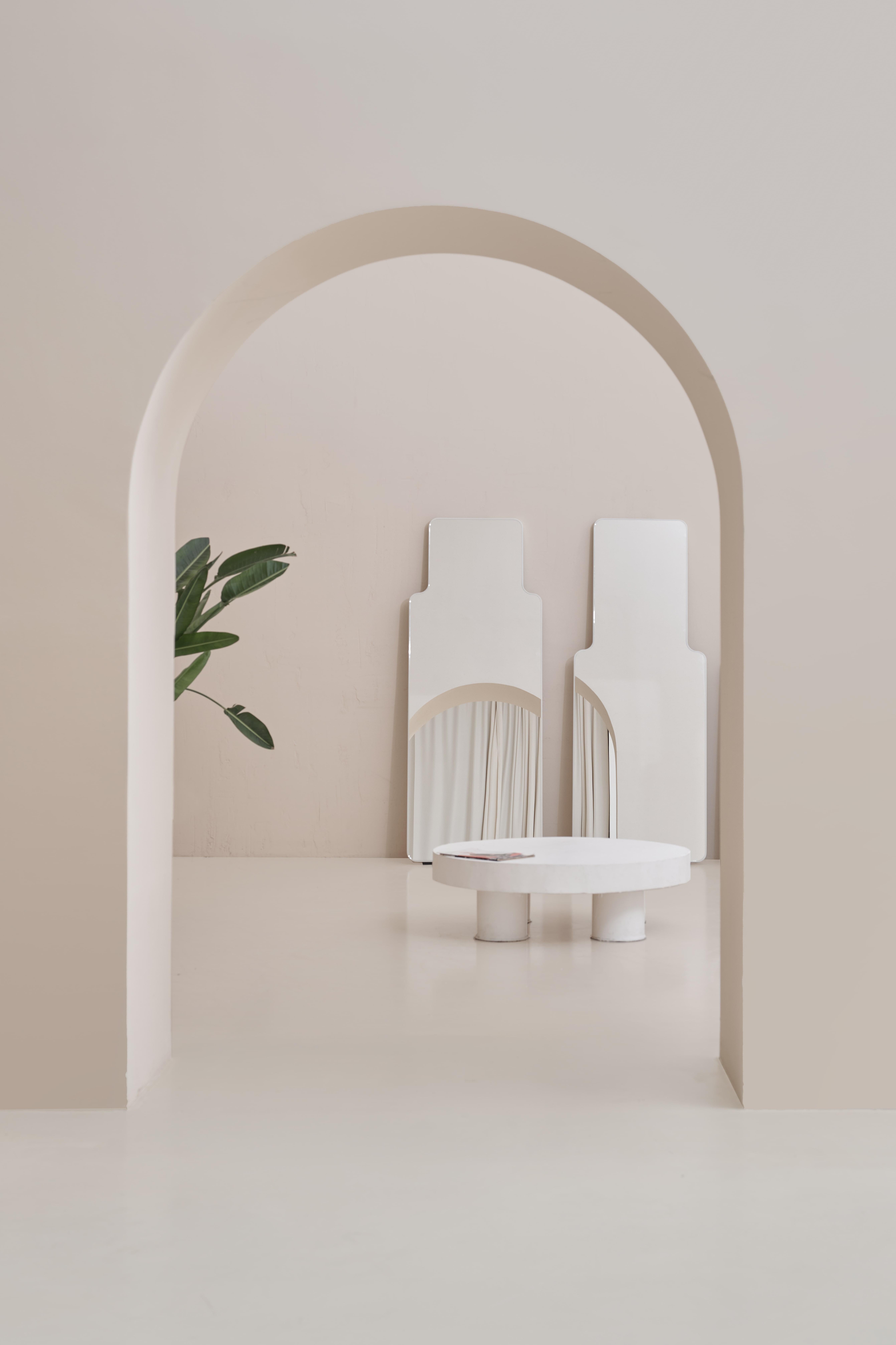 Miroir contemporain 'Loveself 03' par Oitoproducts, cadre bleu en vente 6