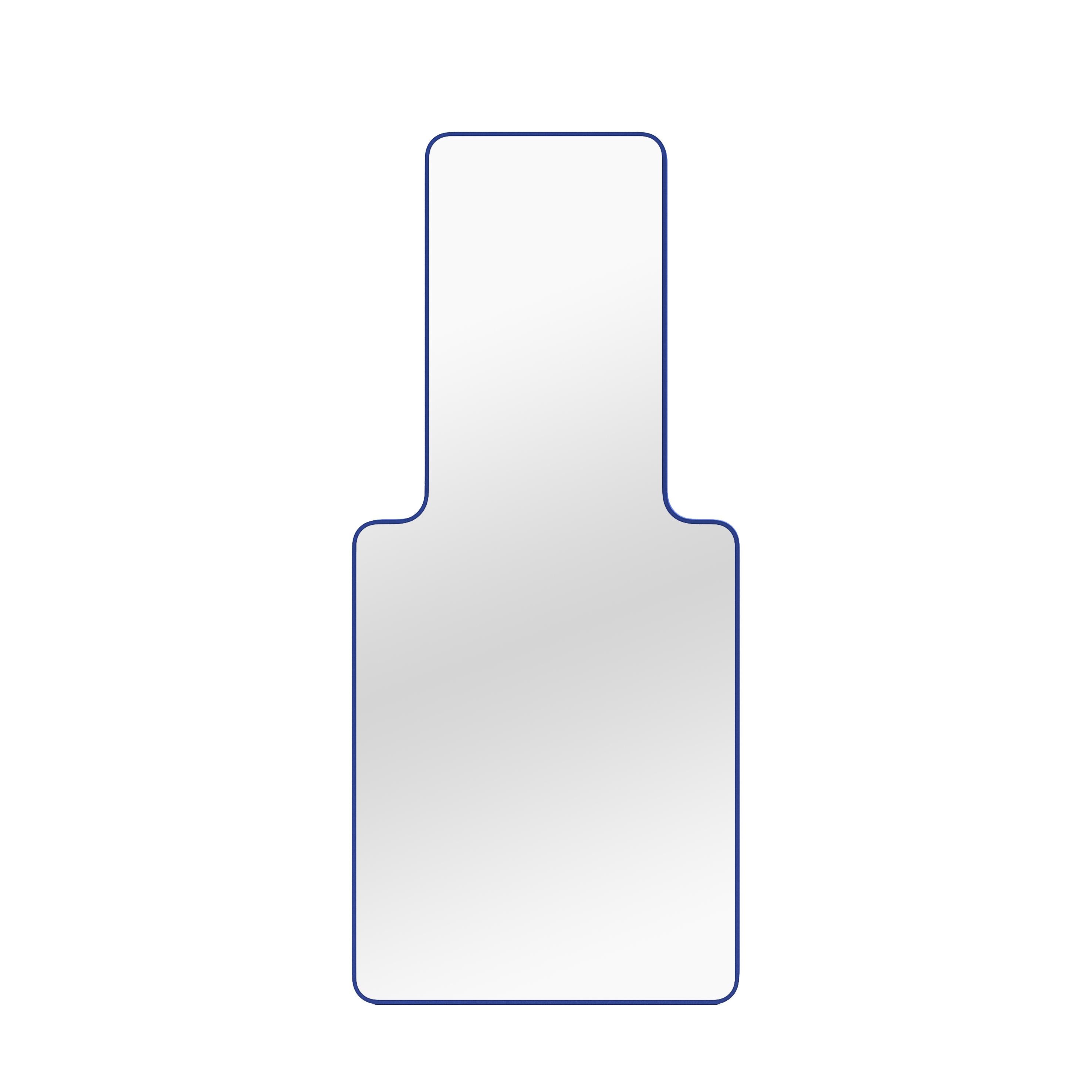 XXIe siècle et contemporain Miroir contemporain 'Loveself 03' par Oitoproducts, cadre bleu en vente