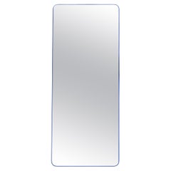 Specchio contemporaneo 'Loveself 05' di Oitoproducts, cornice blu