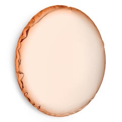 Contemporary Mirror 'Oko 120', Aurum Collection, Rose Gold, by Zieta