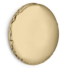 Contemporary Mirror 'OKO 95', Aurum Collection, Classic Gold, by Zieta