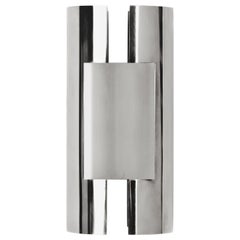 Contemporary Mirror Poliertes Aluminium Silver Light Sculpture von Marie Jeunet
