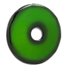 Contemporary Mirror 'Rondo 120', Jade Green, by Zieta