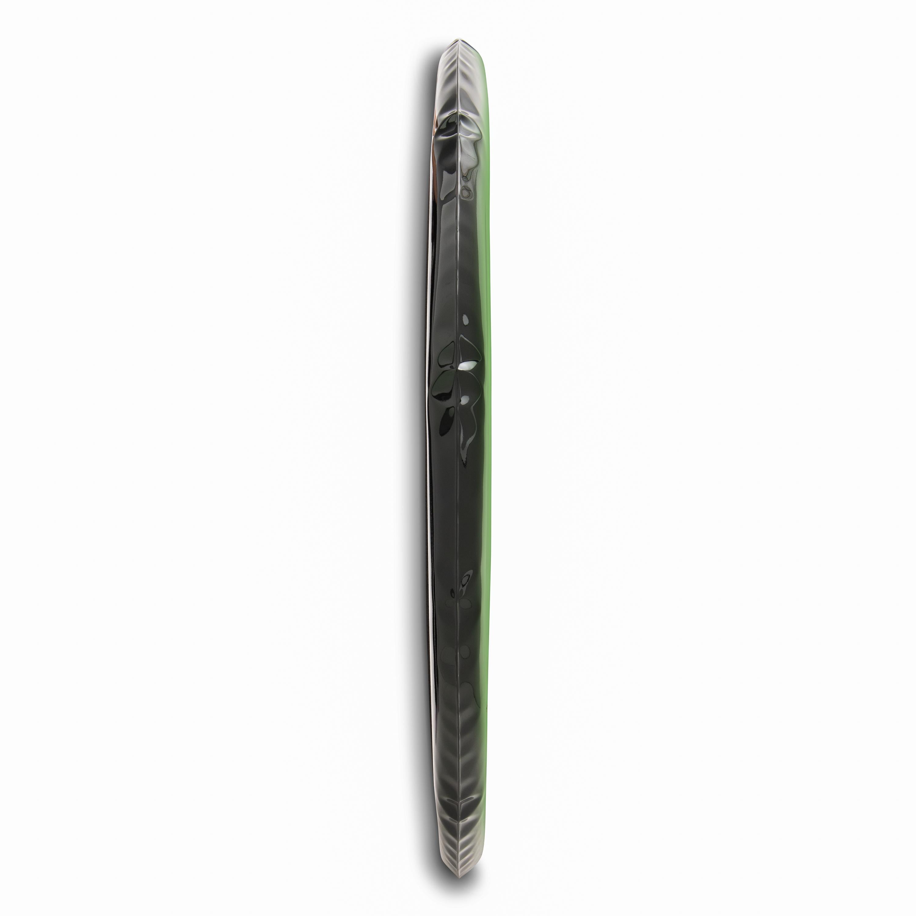 Espejo contemporáneo 'Rondo 95', verde jade, de Zieta en venta 4