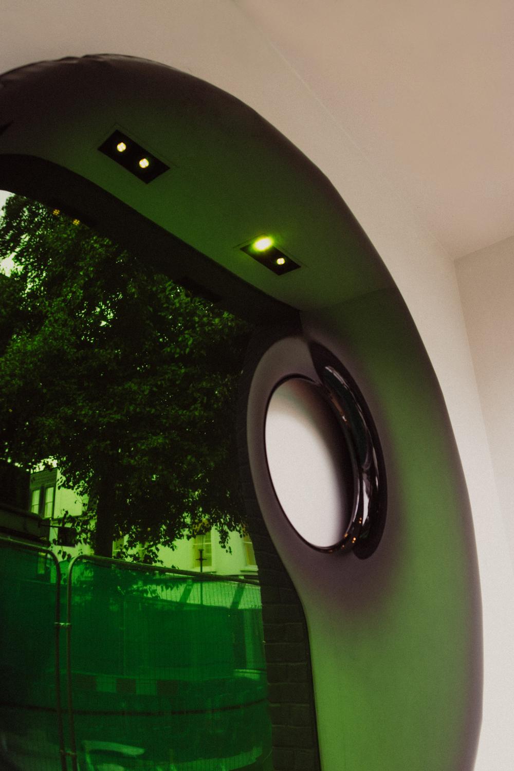 Espejo contemporáneo 'Rondo 95', verde jade, de Zieta Siglo XXI y contemporáneo en venta